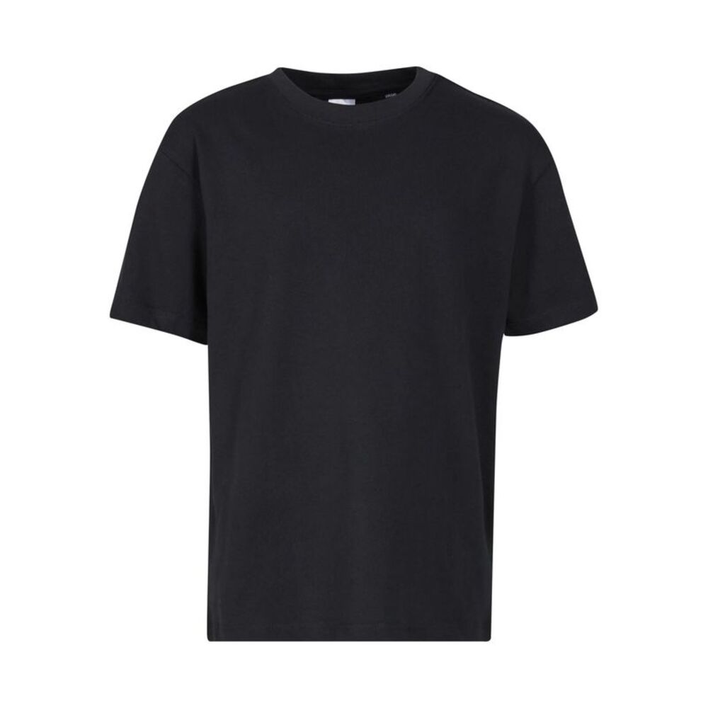 New Morning Studios Childrens/Kids Oversized T-Shirt / Black